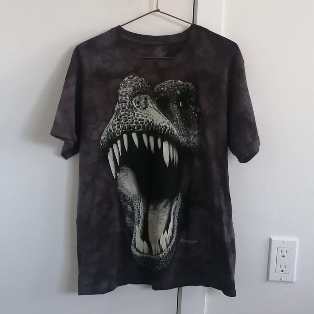Glow-in-the-Dark T-Rex Graphic T-Shirt – Fierce Dinosaur Print